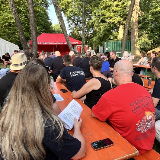 Zeltlager der Jugendfeuerwehr Ldkr. Aschaffenburg - Lagergottesdienst